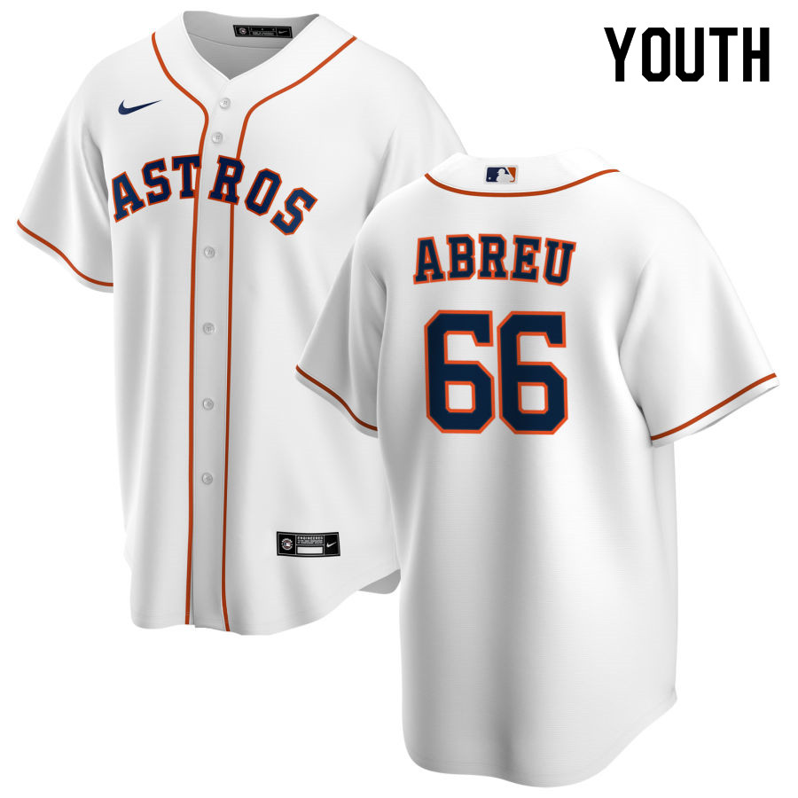 Nike Youth #66 Bryan Abreu Houston Astros Baseball Jerseys Sale-White